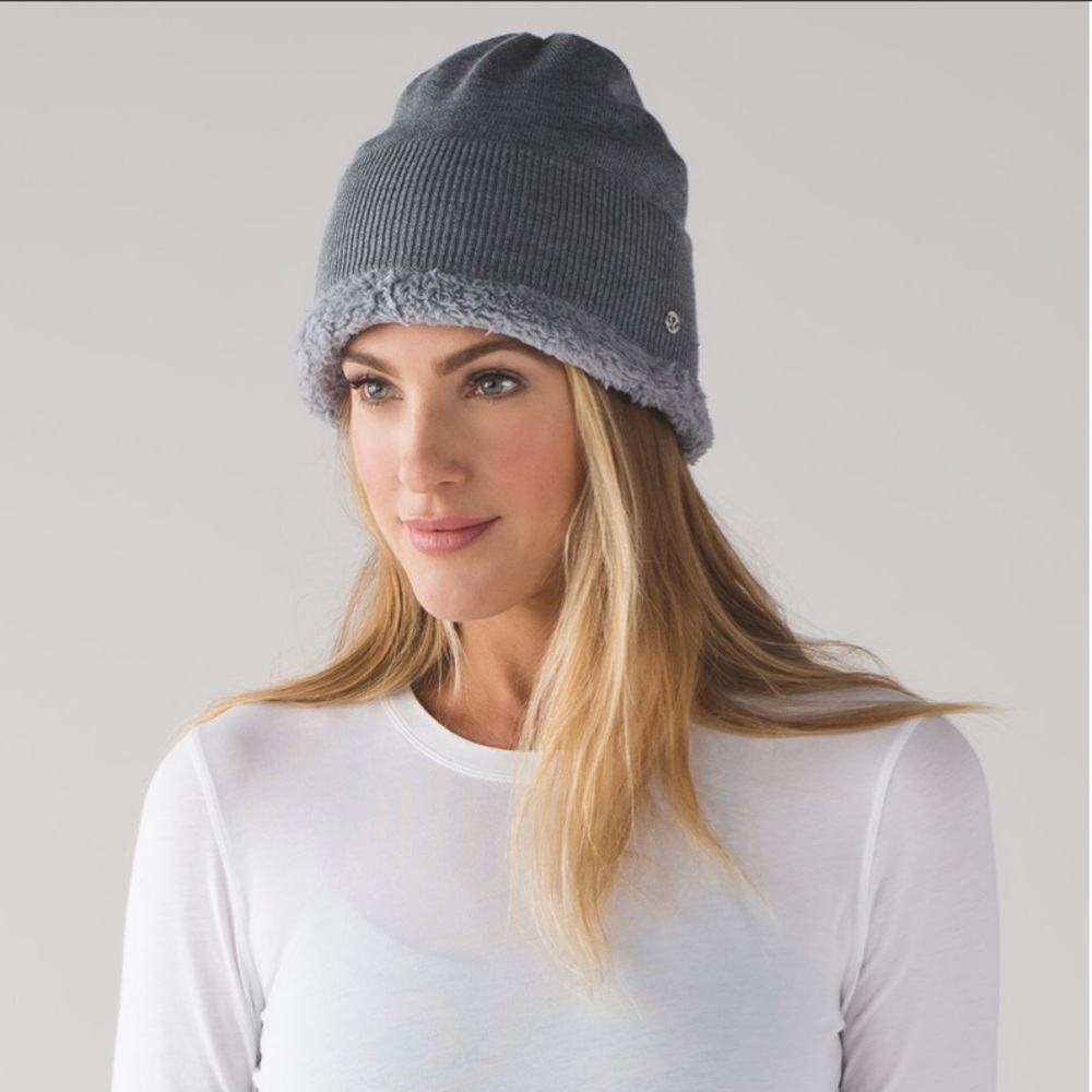 NWT Lululemon Shakti Sherpa Toque Grey Gray